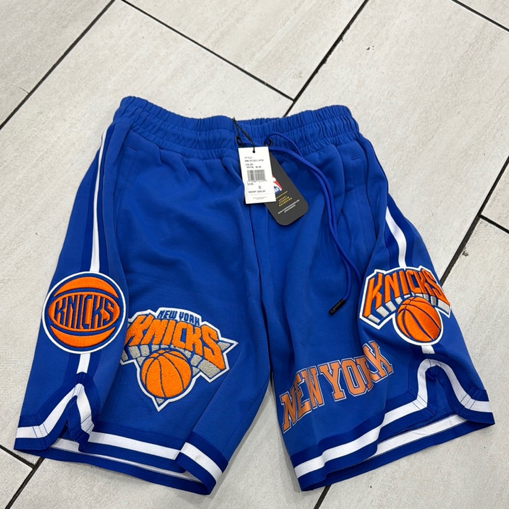 Pro Standard Authentic Blue New York Knicks Men's Shorts - Picture 9 of 9